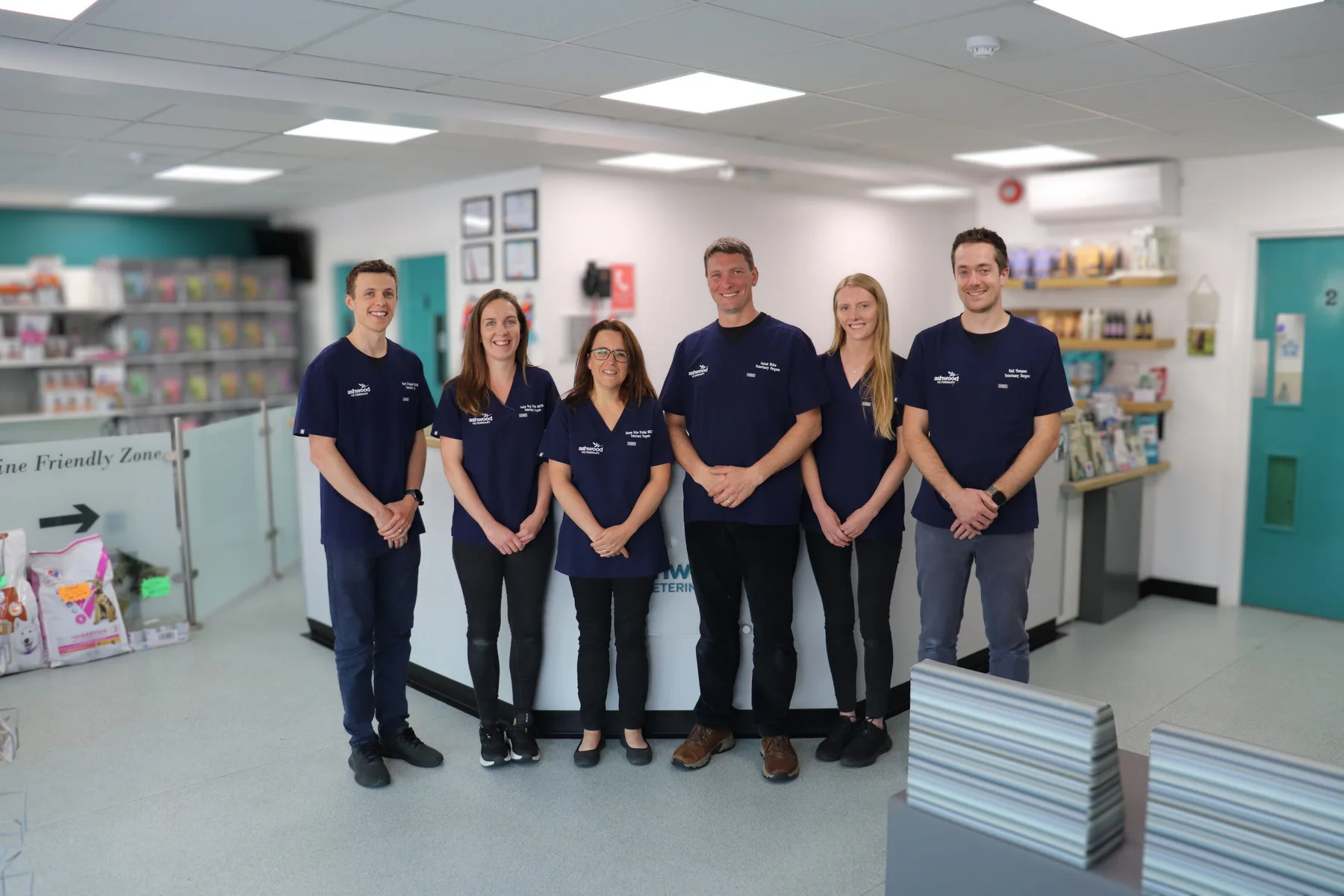 The Ashwood Vets team